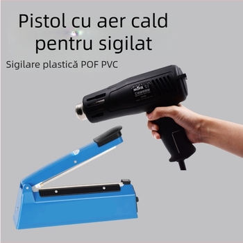 Mașină de sigilat semi-automat, manuală, pentru ambalare blister și sigilare cu folie plastică, uz casnic
