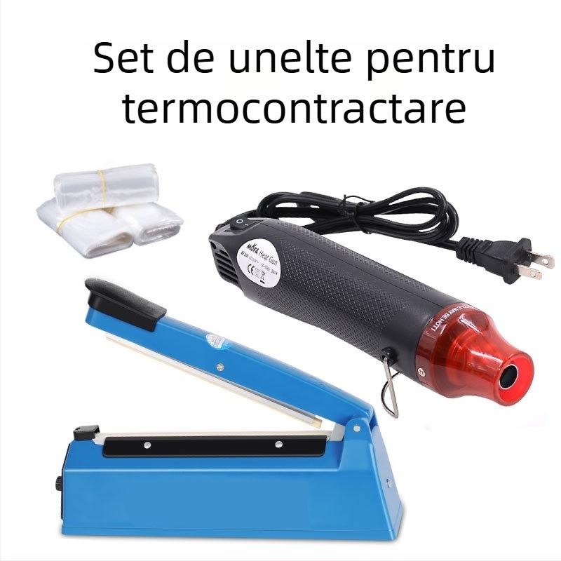 Mașină de sigilat semi-automat, manuală, pentru ambalare blister și sigilare cu folie plastică, uz casnic