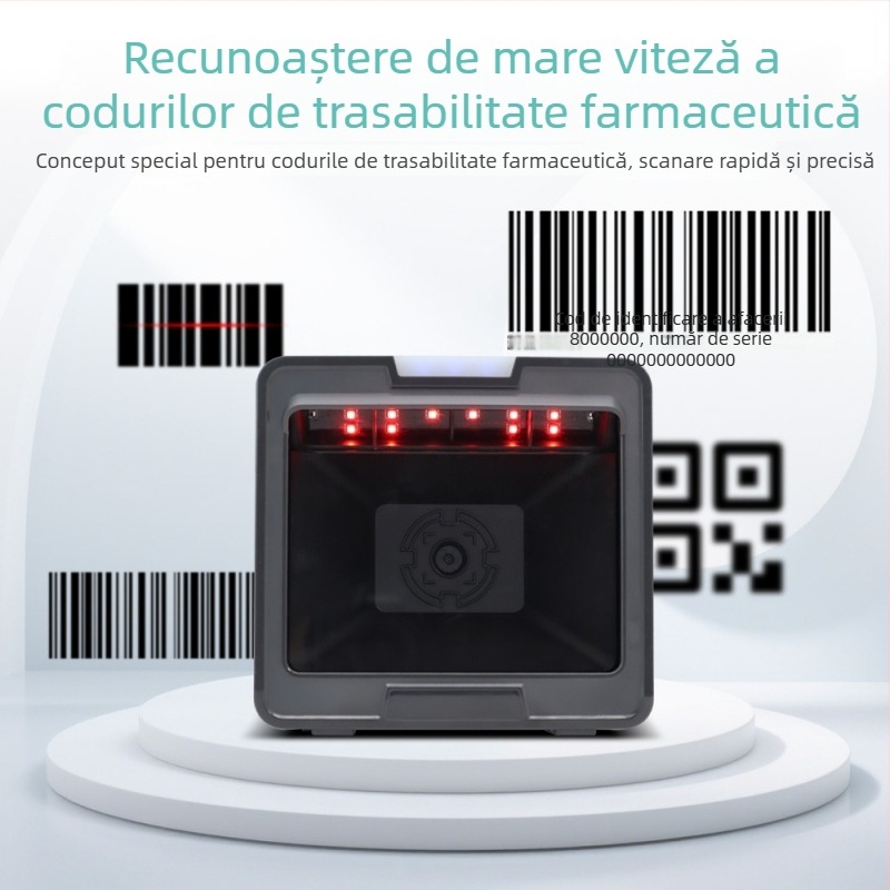 Scanner USB pentru coduri de trasabilitate a medicamentelor – scanare în loturi, scanner de coduri de bare pentru spitale, farmacii și clinici