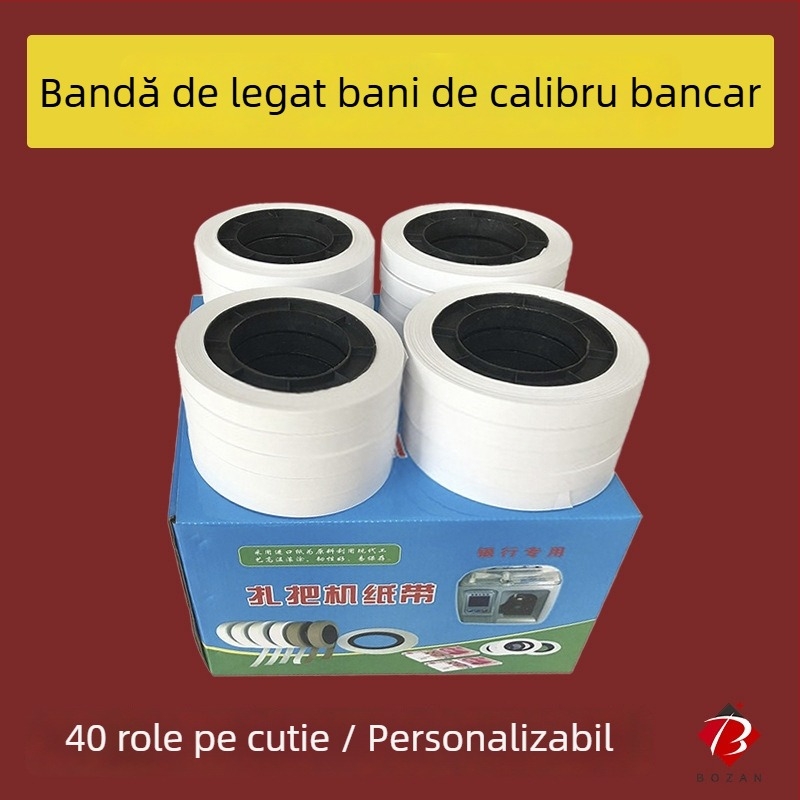 Bandă universală pentru legarea bancnotelor pentru mașini de hârtie cu disc — legare automată la temperatură scăzută
