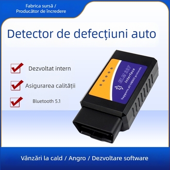 Instrument de diagnoză Bluetooth ELM327 OBD2 V2.1 pentru mașini și scanner de erori