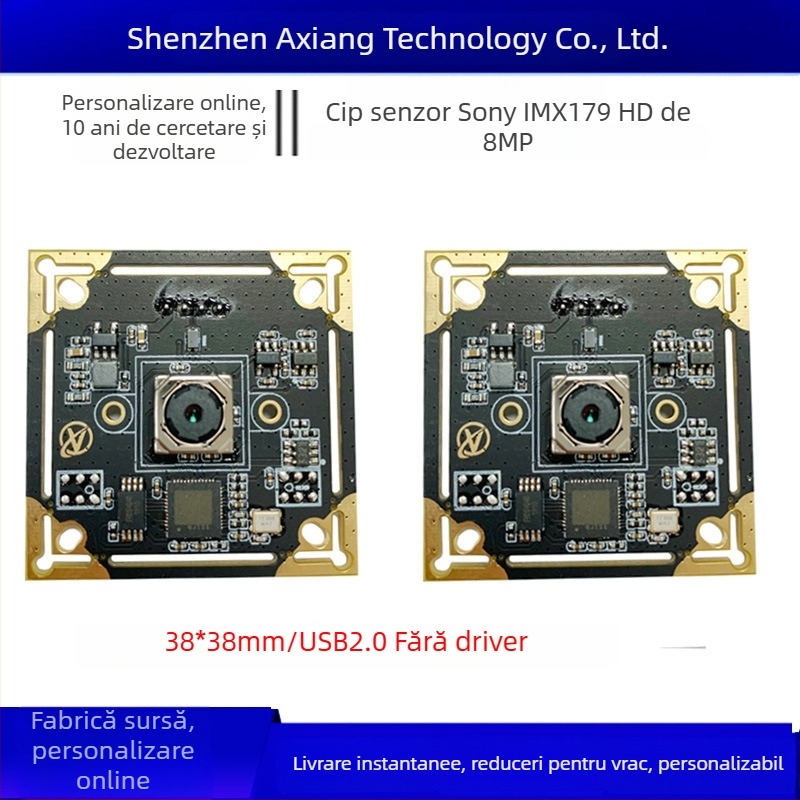 Modul USB de 8 MP, cu autofocus, pentru microscop și echipamente industriale, senzor CMOS IMX179