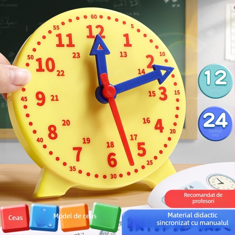 Model de ceas didactic pentru elevi din clasele I–II, timp și matematică, instrument de învățare