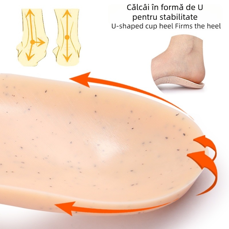 Nouă pernă de arc pentru copii, insert semiarc, suport ortopedic pentru călcâi XO, talpă pentru platfus