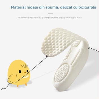 Talpă de copii pentru încălțăminte, poate fi tăiată la dimensiune, pentru pantofi sport, moale, respirabilă, absoarbe transpirația și combate mirosurile