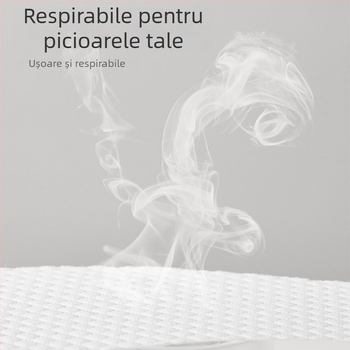 12 perechi de tălpi de unică folosință, tăiate la dimensiune, absorbante la transpirație, pentru călătorii și sport, unisex
