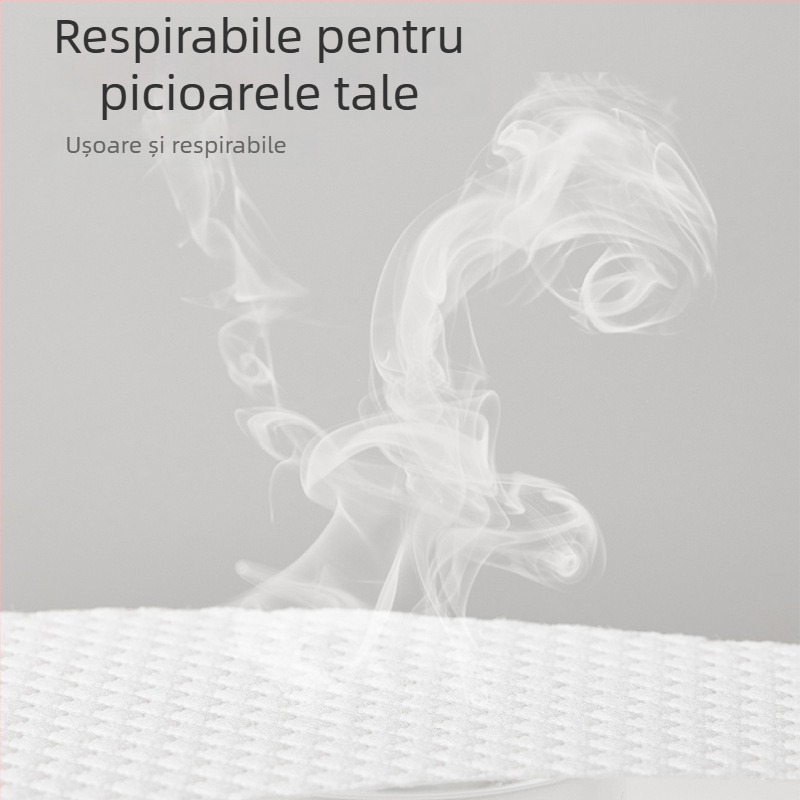 12 perechi de tălpi de unică folosință, tăiate la dimensiune, absorbante la transpirație, pentru călătorii și sport, unisex