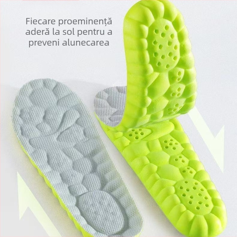 Tălpi din PU pentru copii, unisex, respirabile, anti miros, antiaderentă, absorbție a șocurilor, pernă de aer sport