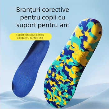 Tălpi ortopedice EVA pentru copii – susținere arc și control pronatie internă/externală, tălpi respirante cu absorbție a șocurilor
