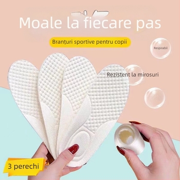 Talpă sport unisex pentru copii și bebeluși, respirabilă, foarte moale, tăiată la mărime, amortizantă