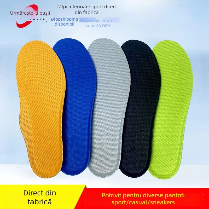 Tălpi Boost personalizate pentru sporturi, cu elasticitate înaltă, amortizare, absorbție a șocurilor, absorbție a transpirației, rezistente la miros, respirabile, pentru bărbați și femei, creștere înălțime iarna