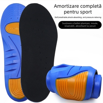 Tălpi PU respirante, ultra-moale, cu amortizare pentru încălțăminte sport, absorbție a transpirației și control al mirosului, talpă întreagă