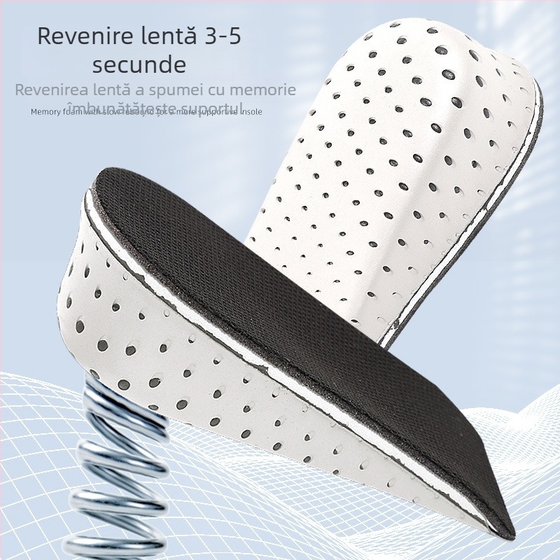 Tălpi semi-înălțătoare, interioare invizibile respirabile, talpă EVA, unisex