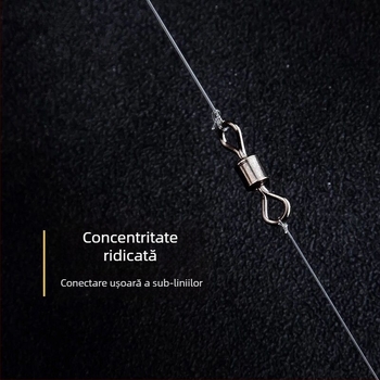 Inel în formă de 8, conector rezistent cu eliberare rapidă pentru echipament de pescuit