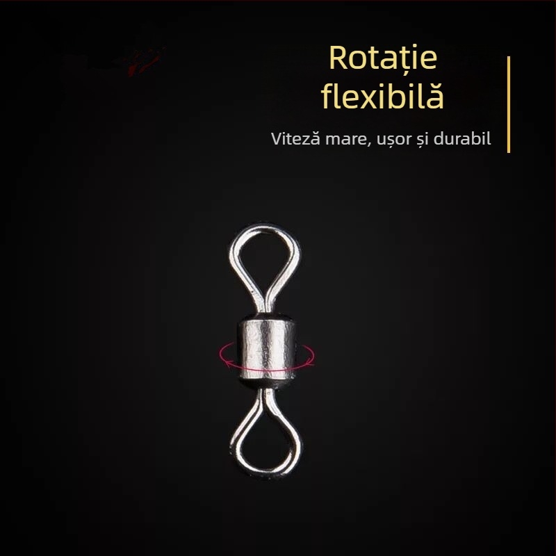 Inel în formă de 8, conector rezistent cu eliberare rapidă pentru echipament de pescuit