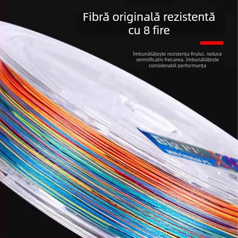 Linie de pescuit PE pentru undițe de mare, rezistență înaltă