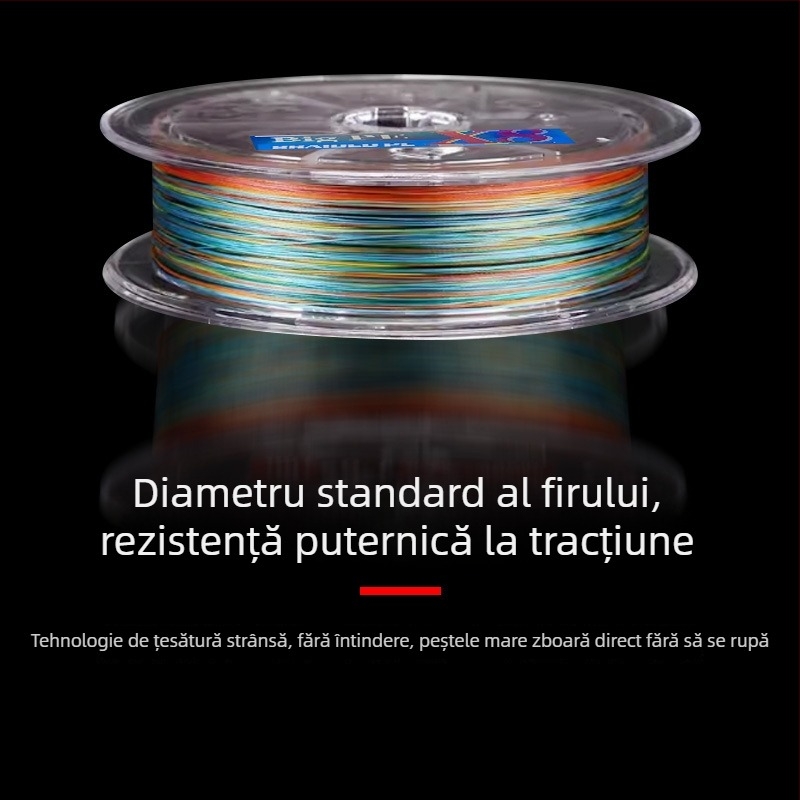Linie de pescuit PE pentru undițe de mare, rezistență înaltă