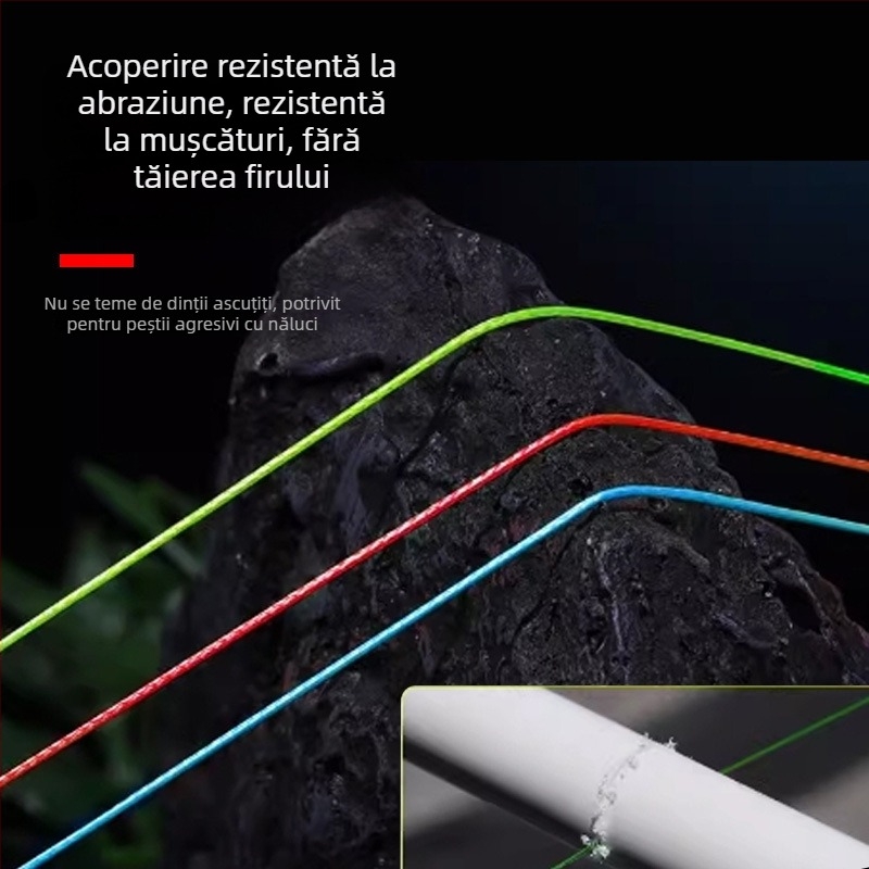 Linie de pescuit PE pentru undițe de mare, rezistență înaltă