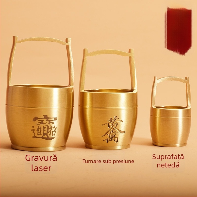 Găleată de apă decorativă pentru atragerea bogăției