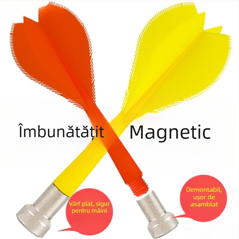 Set de darts magnetic pentru interior, ținte din fier pentru copii, siguranță acasă, pentru antrenament și competiții