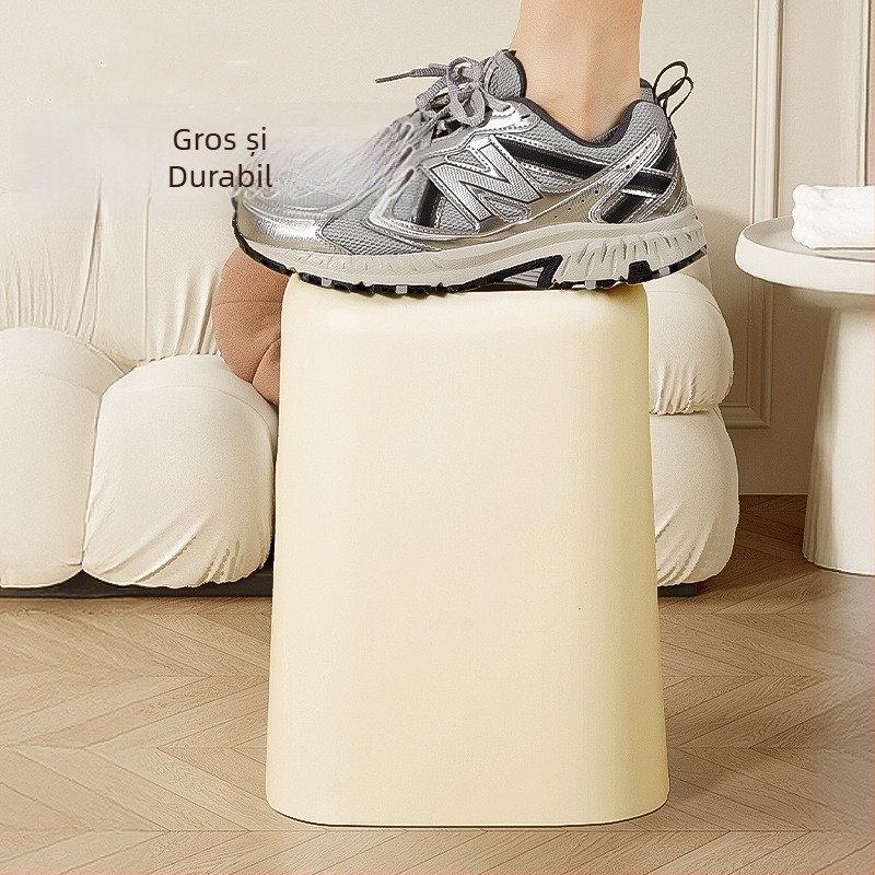 Coș de gunoi din plastic cu capac basculant, aspect premium, 12 L, pentru living, baie și bucătărie