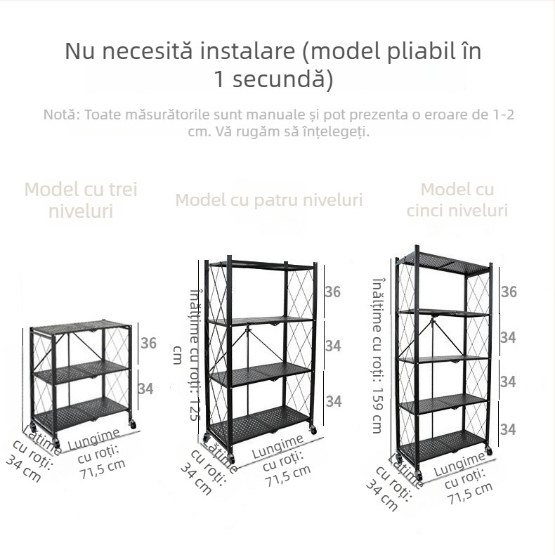 Raft de bucătărie independent, cu mai multe niveluri, pentru cuptor cu microunde, vase și depozitare – organizator multifuncțional