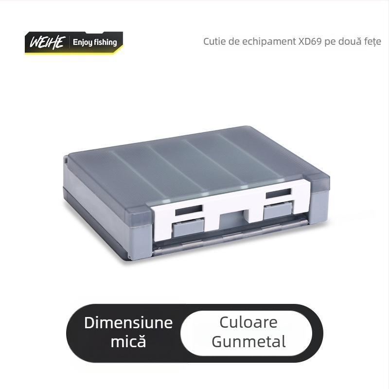 Weihe Cutie dublă pentru năluci, cu inserturi ABS și spațiu de depozitare pentru accesorii