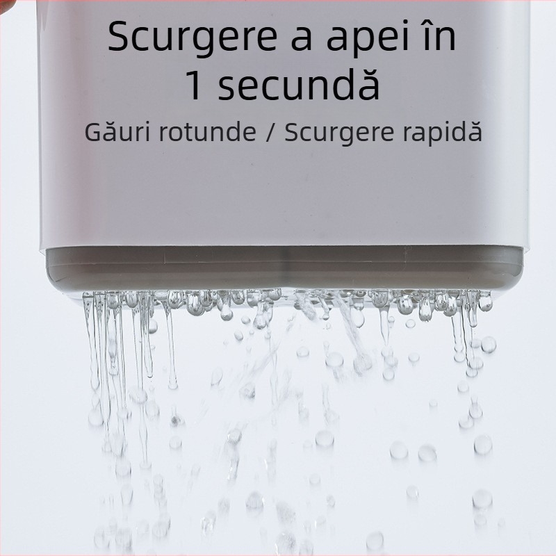 Suport pentru bețișoare de bucătărie și tacâmuri pe blat, coș de scurgere, montaj fără găuri