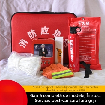 Kit de siguranță pentru incendii în casă, set de stingătoare, cutie de urgență și trusă de prim ajutor