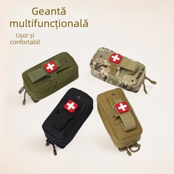 Geantă medicală tactică cu set de unelte pentru supraviețuire, pentru activități în aer liber