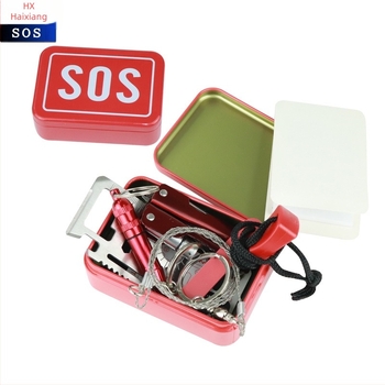 Kit de urgență auto pentru călătorii în aer liber — unelte portabile de supraviețuire și prim ajutor