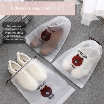 Sac de depozitare pantofi, impermeabil, protecție împotriva prafogui și umezelii, pentru călătorii, pentru adidași