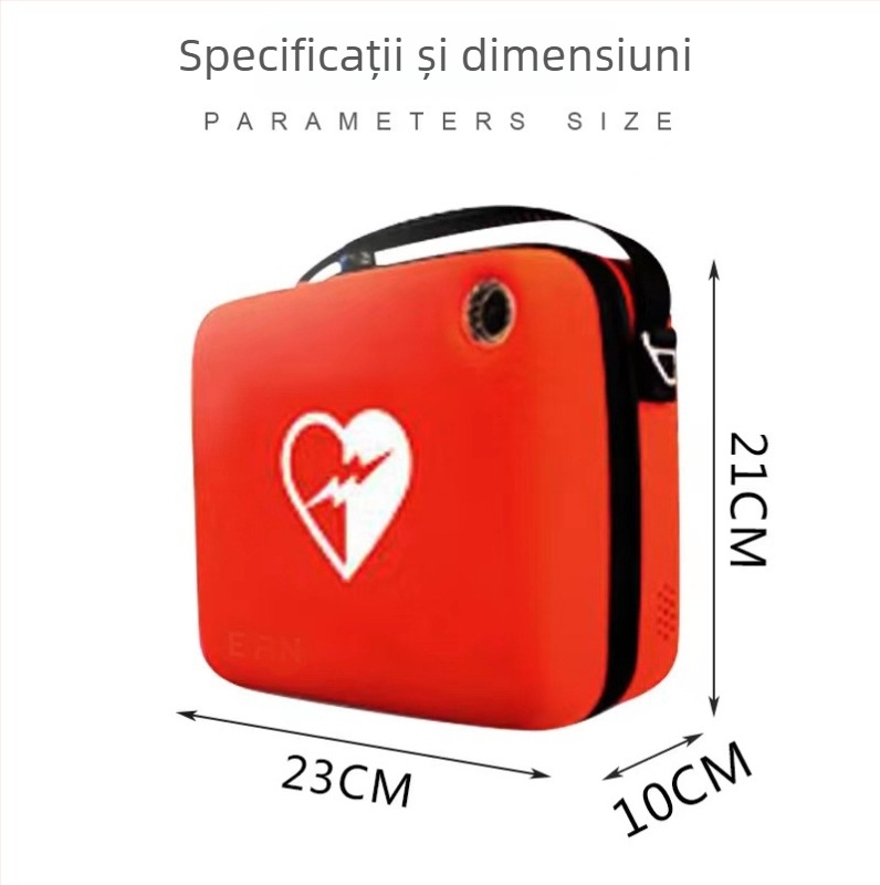 Kit CPR de prim ajutor în husă EVA, set portabil de urgență pentru mașină, în aer liber și acasă