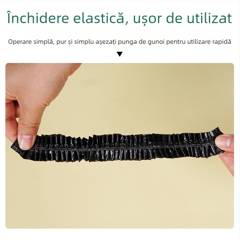 Saci de gunoi biodegradabili, mari, cu deschidere elastică pentru pacienți imobilizați în pat, huse pentru capacul de toaletă mobil, sacoșe de curățare din plastic