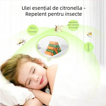 Pungi de gunoi repelente împotriva țânțarilor, pentru uz casnic, mai groase și mai mari, cu parfum de pelin, potrivite pentru cămine studențești.