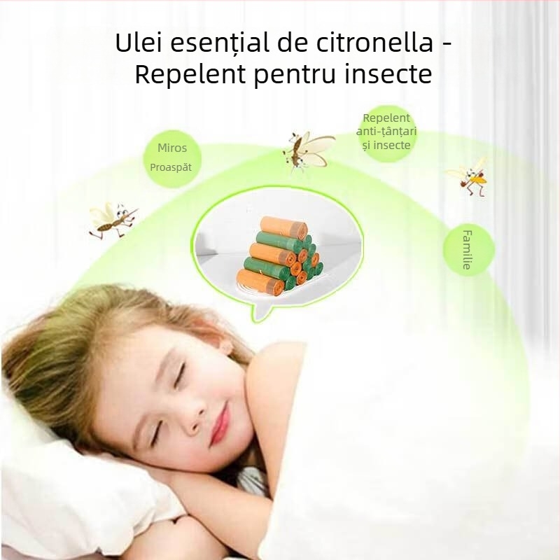 Pungi de gunoi repelente împotriva țânțarilor, pentru uz casnic, mai groase și mai mari, cu parfum de pelin, potrivite pentru cămine studențești.