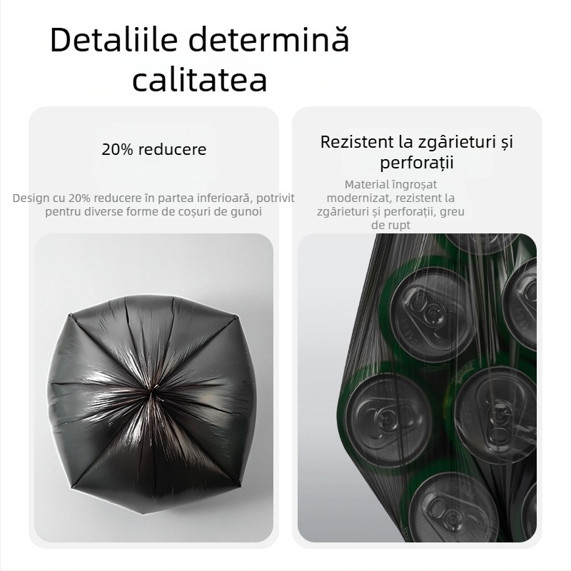 Deli Deli LQ516 pungi pentru curățare și protecție la muncă, pungi de gunoi LQ515, 50x60 cm, stil vestă 45x50 cm