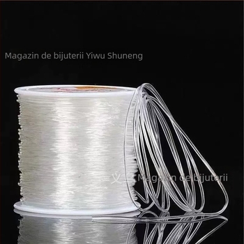 Set de mărgele pentru brățară pentru copii, șnur elastic transparent cu cristale, pentru înșirarea mărgelelor — accesorii DIY bijuterii