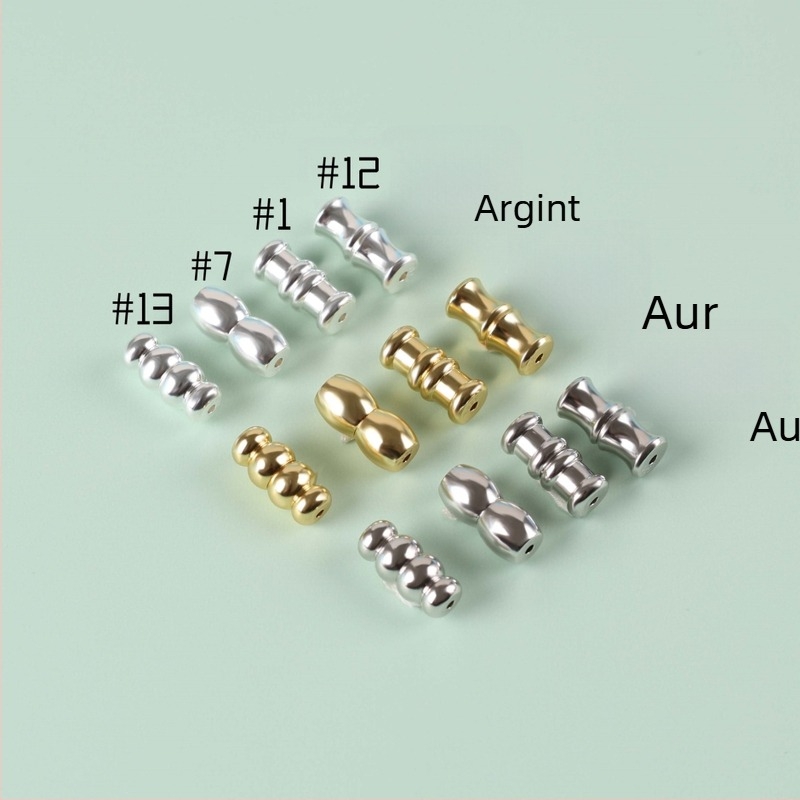 Încuietoare cu șurub din argint 925 – conector pentru bijuterii DIY, accesorii pentru brățări cu mărgele de perle și coliere