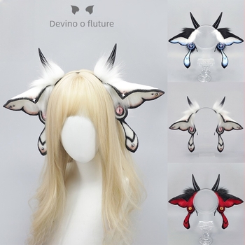 Halloween: bandă de cap din pluș cu urechi realiste de animal – accesorii pentru cosplay