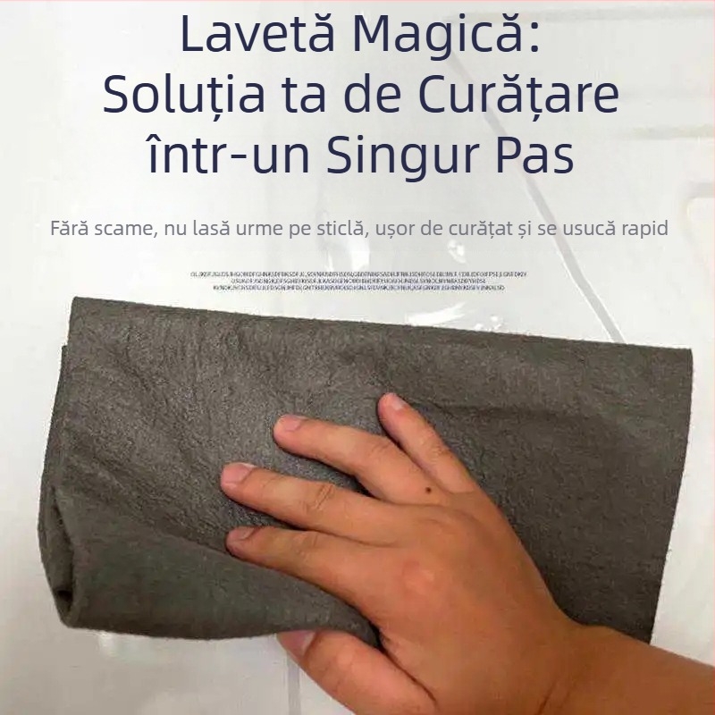 Cârpă magică pentru curățarea sticlei, fără urme, fără watermark, cârpă pentru oglinzi din poliester