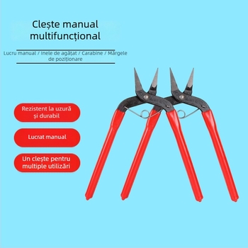 Pernițe DIY cu nas ascuțit, mâner anti-alunecare, unelte pentru bijuterii: deschiderea inelelor și clește pentru cataramă plat, 9 în 1