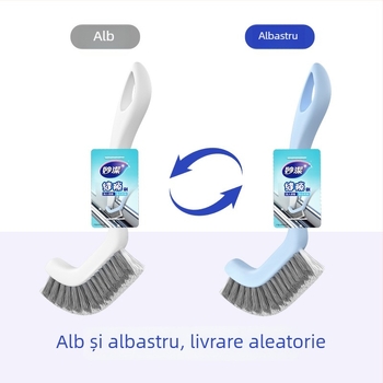 Perie pentru curățarea rosturilor, cu mâner lung și peri tari, pentru ustensile de bucătărie, oale și boluri, rosturi de faianță în baie și colțuri greu accesibile