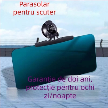 Parasolar pentru scuter de mobilitate, triciclu și quadriciclu – protecție pentru parbriz, fixare cu ventuză, montaj rapid în 3 secunde