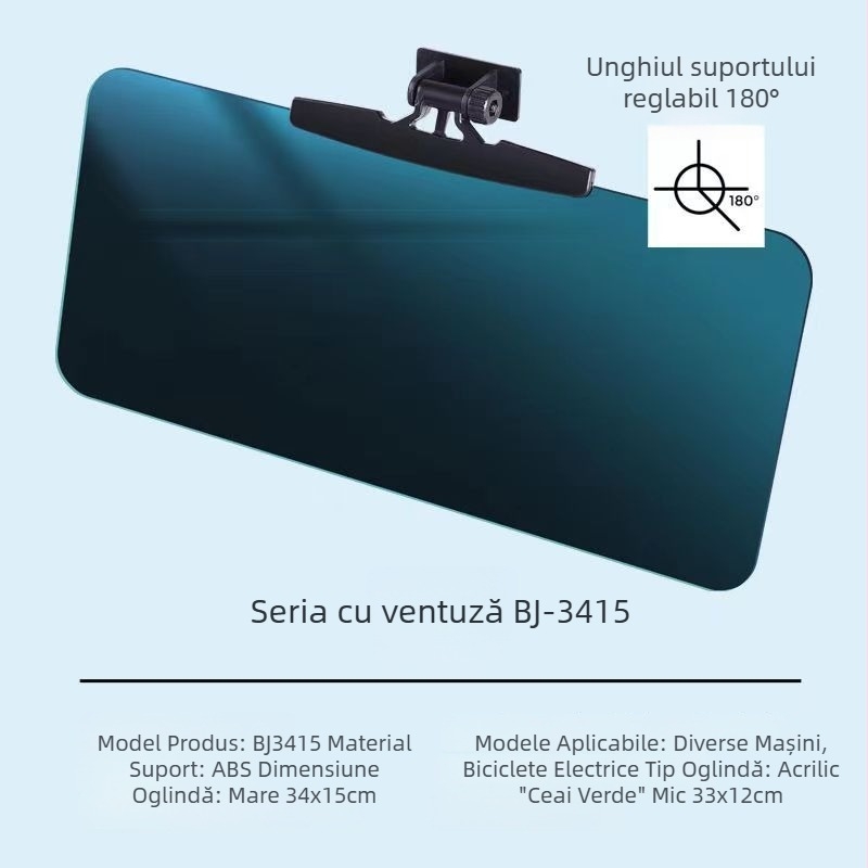 Parasolar pentru scuter de mobilitate, triciclu și quadriciclu – protecție pentru parbriz, fixare cu ventuză, montaj rapid în 3 secunde