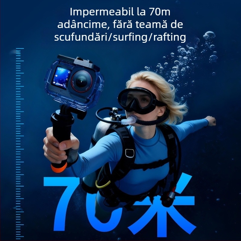 Husă impermeabilă DJI Action 6, set protecție pentru cameră de acțiune