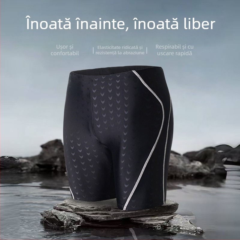 Șorturi de baie pentru bărbați, croială pătrată, plus size, 2025 model nou pentru piscină, spa și plajă