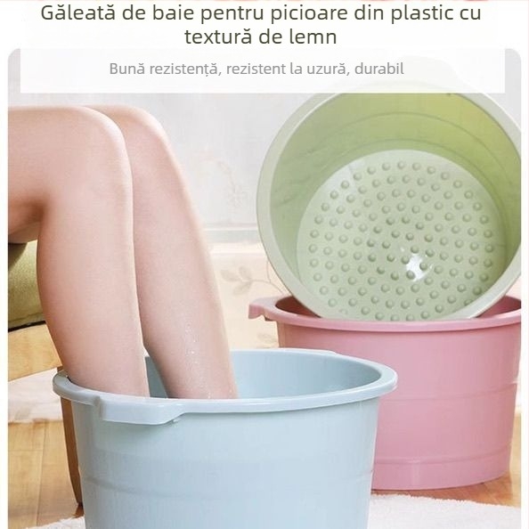 Cadă pentru picioare cu masaj, bazin adânc pentru persoane vârstnice