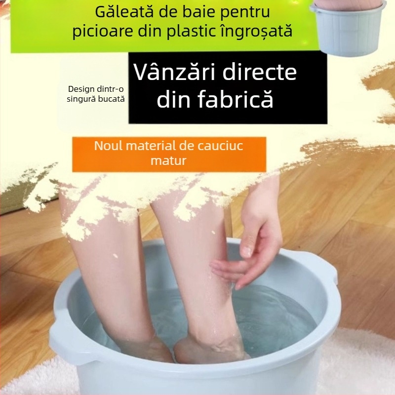 Cadă pentru picioare cu masaj, bazin adânc pentru persoane vârstnice