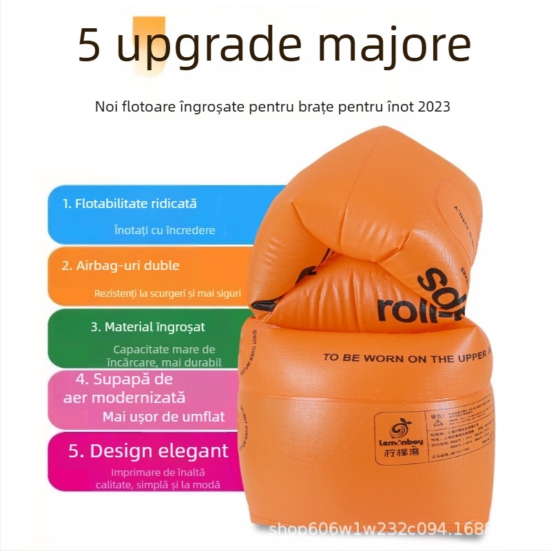 Inel de înot gonflabil pentru adulți, design mai gros, pentru utilizare în aer liber